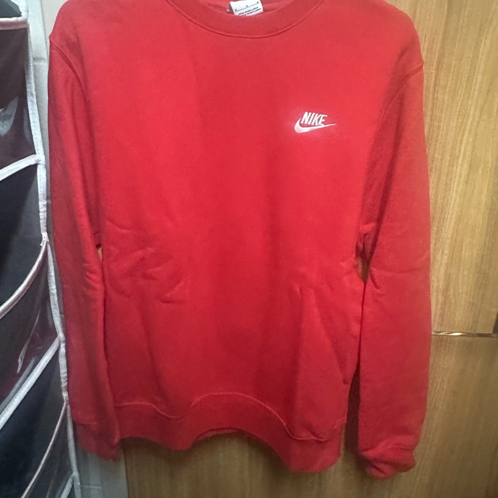 Nike Men's Red Sweatshirt